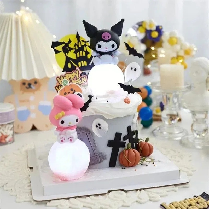 Lampu Malam Tenaga Baterai Bentuk Hewan Kartun Lucu/Lampu Tidur Hias Fairy Tale Lamp/Kamar Anak Model Karakter Anime Lampu Mainan