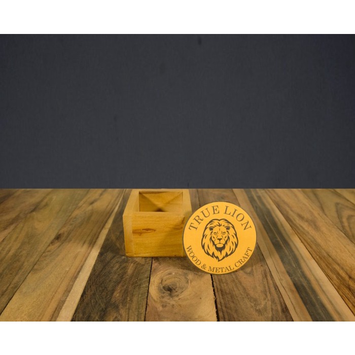 KOTAK KAYU KECIL/BOX KAYU TANPA TUTUP TINGGI 5CM