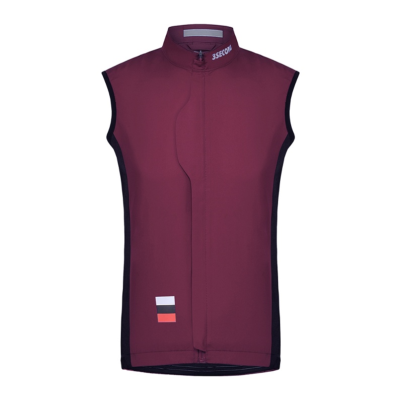 3Second Original Rompi Vest Sepeda Polyester Cycling Jersey Pria Merah 050521