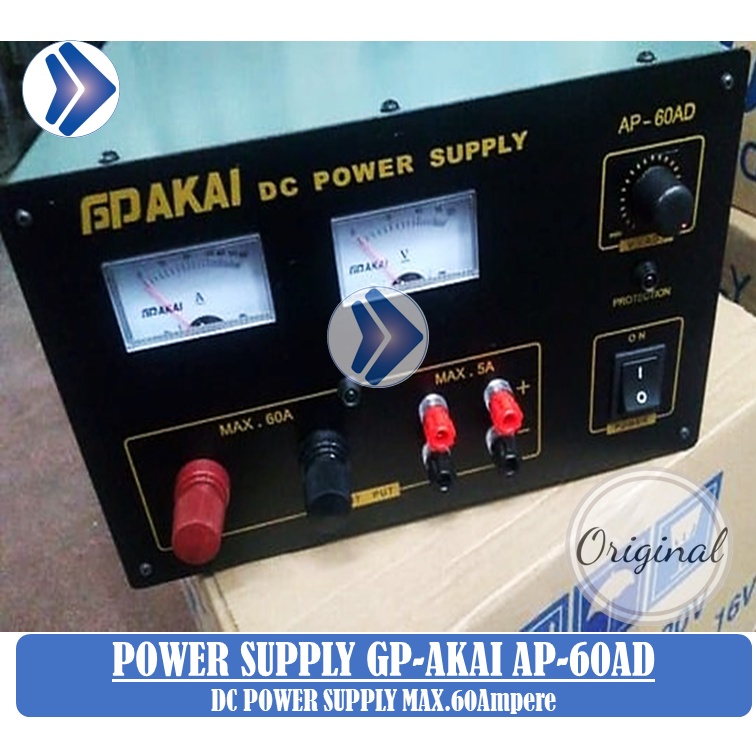 Power Supply GP Akai GP-60A DC 60A GP60A Dakai GPAKAI PAKAI PS GP-akai
