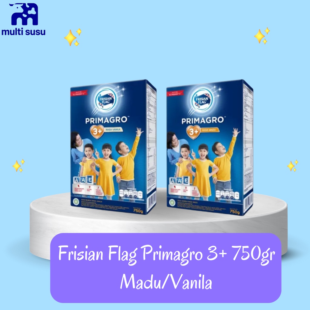 

Frisian Flag Primagro 3+ 750gr Madu/Vanila - Susu Formula