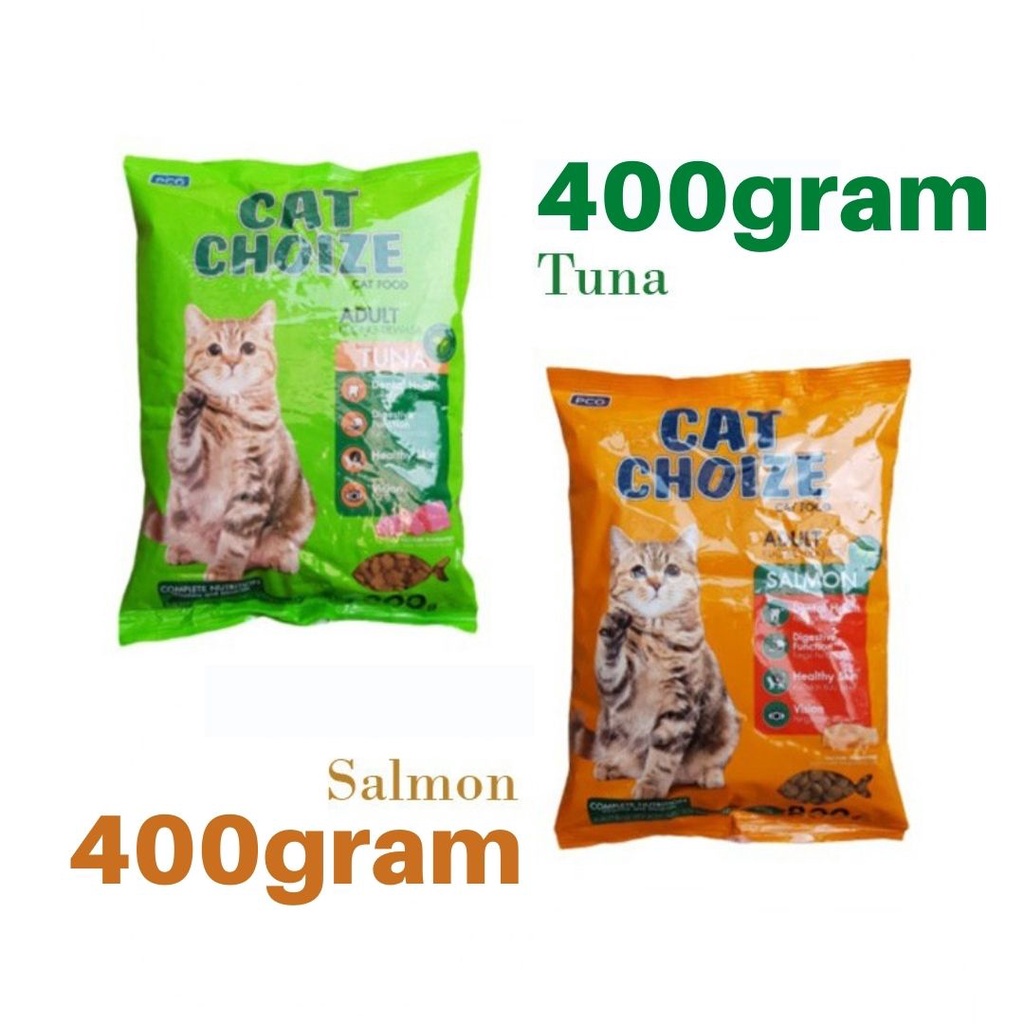 Makanan Kucing CAT CHOIZE Adult 400 Gram - Cat Choice Cat Food Murah - Cat Choize Adult salmon 400 gram - Cat Choize Adult Tuna FEZONE