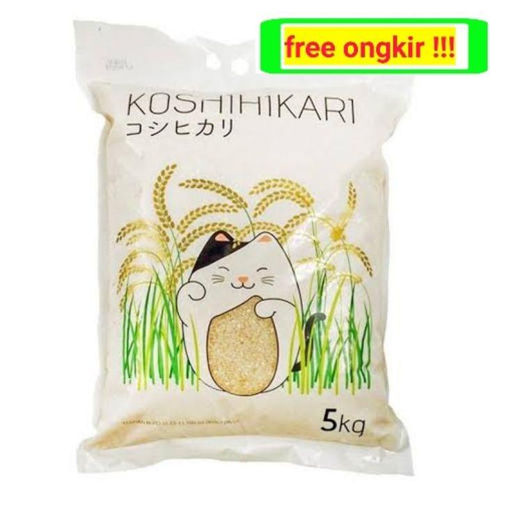 

➥ Beras Koshihikari 5kg beras jepang ◄