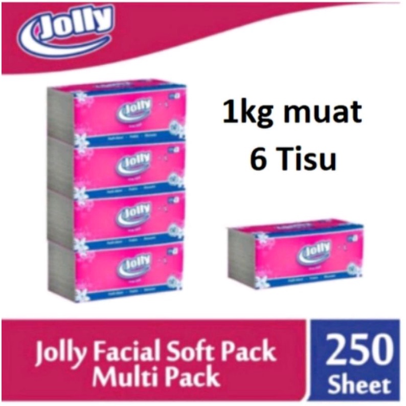 JOLLY FACIAL TISU 250 SHEET