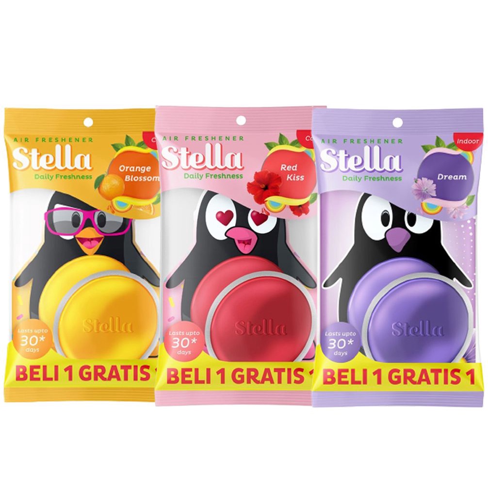 (Car) Stella Daily Freshness Buy 1 Get 1- Pengharum Mobil 7ml