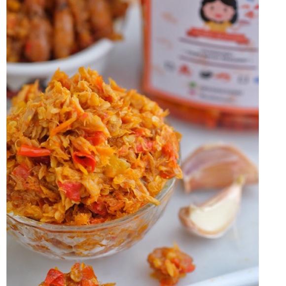 

♤ SAMBAL IKAN CAKALANG ENAK PEDAS tanpa bahan pengawet / sambel tongkol suir pedes | tuna pedas suwir ◊