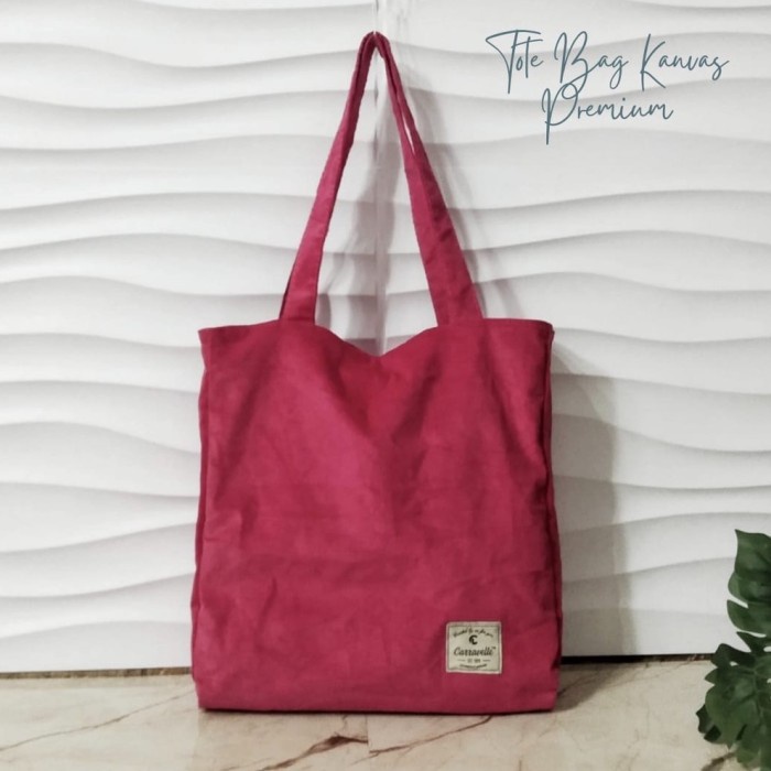 Tas Totebag NUDIE BAG CANVAS BESAR POLOS SUEDING TEBAL LEMBUT MODEL Biggy H BISA COD M5I9 terbaru fa
