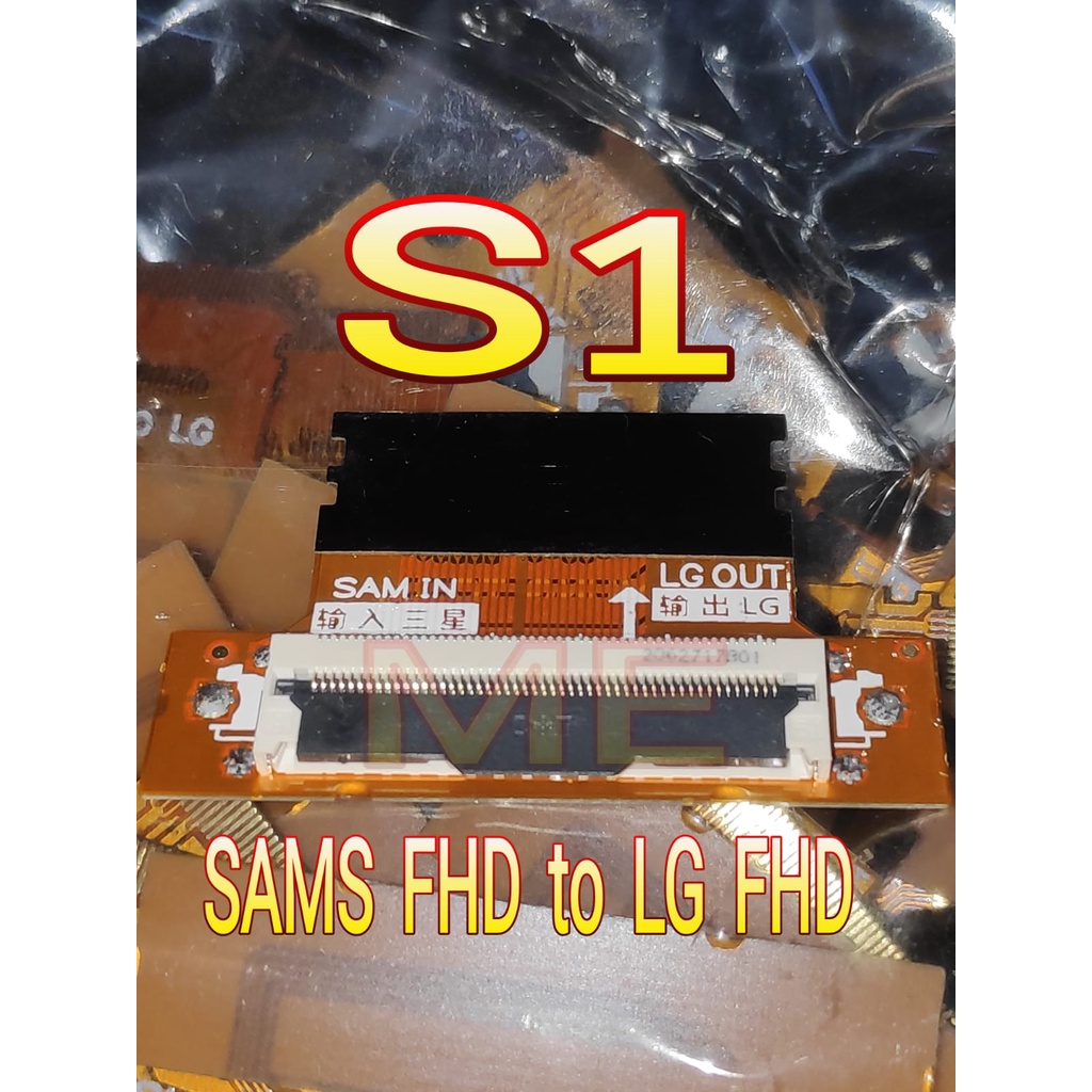 CONVERTER LVDS 51 pin FHD SAMSUNG TO LG FHD SOKET KONVERTER LVDS LCD FHD SAMSUNG KE FHD LG 51 PIN