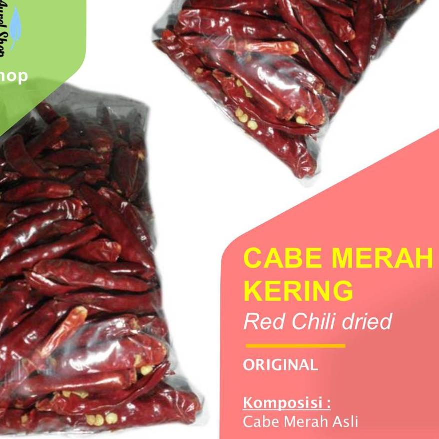 

✯ Cabe Merah Kering 250gr, 500gr, 1kg (chili dried) ♨