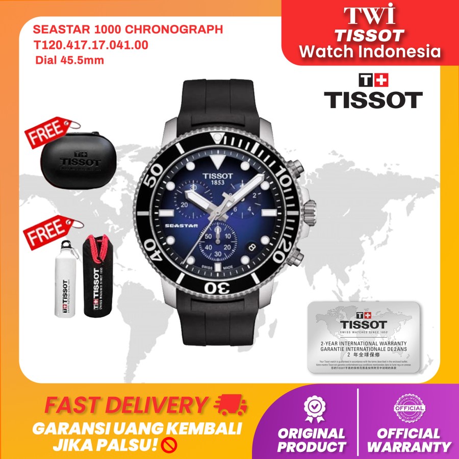 Jam Tangan Pria Tissot T120.417.17.041.00 Seastar 1000 Chronograph