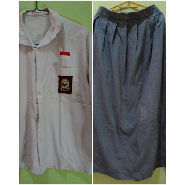 PRELOVED SERAGAM SMA ATASAN BAWAHAN GS SERAGAM