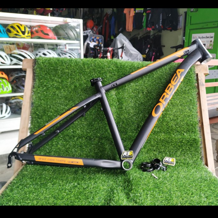 FRAME SEPEDA MTB ORBEA ALMA 27.5 BLACK ORANYE