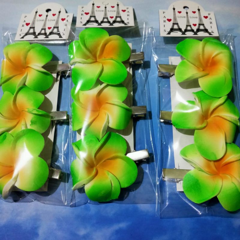 Pita Jepit Bali rambut anak bunga Flowers warna warni cantik