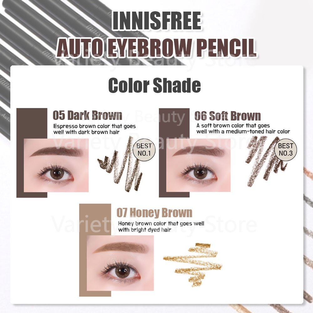 EXP 23.6.18 [innisfree] Auto Eyebrow Pencil 0.3g