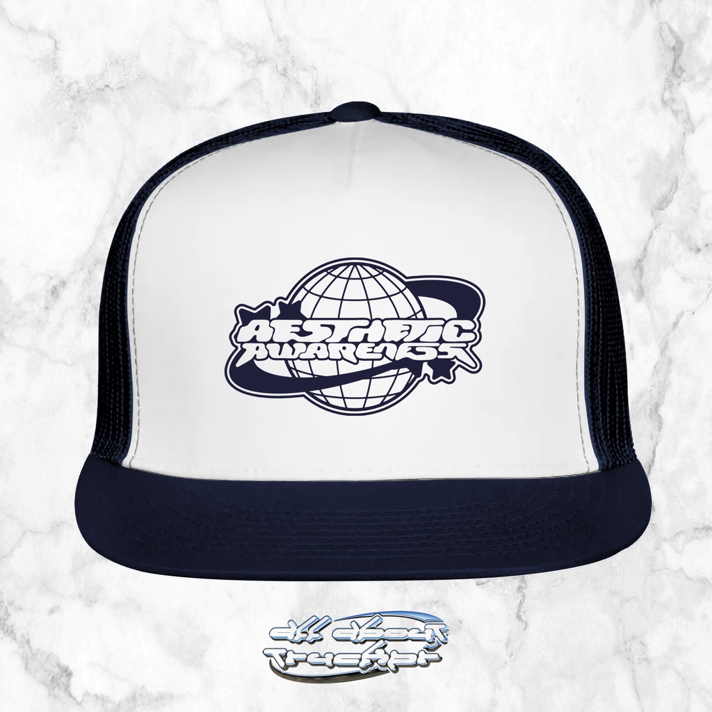 Aesthetic Awareness | Flat Trucker Hat | All About Trucker