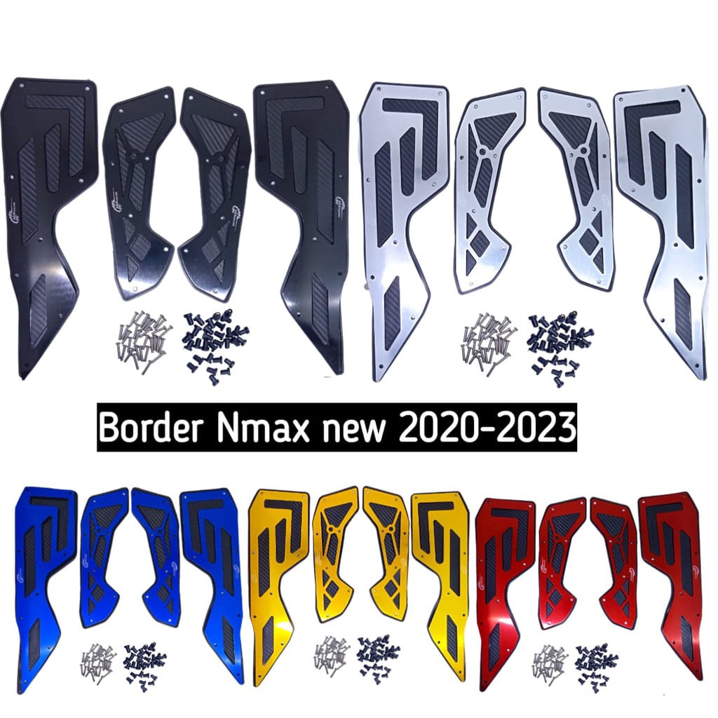 Bordes Nmax New Pijakan Kaki Nmax 2020-2022 Akai Racing V3 Original