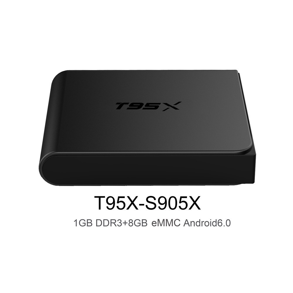 Android TV Box T95X 4K S905X QuadCore Amlogic Marshmallow 6.0 RAM 1GB ROM 8GB