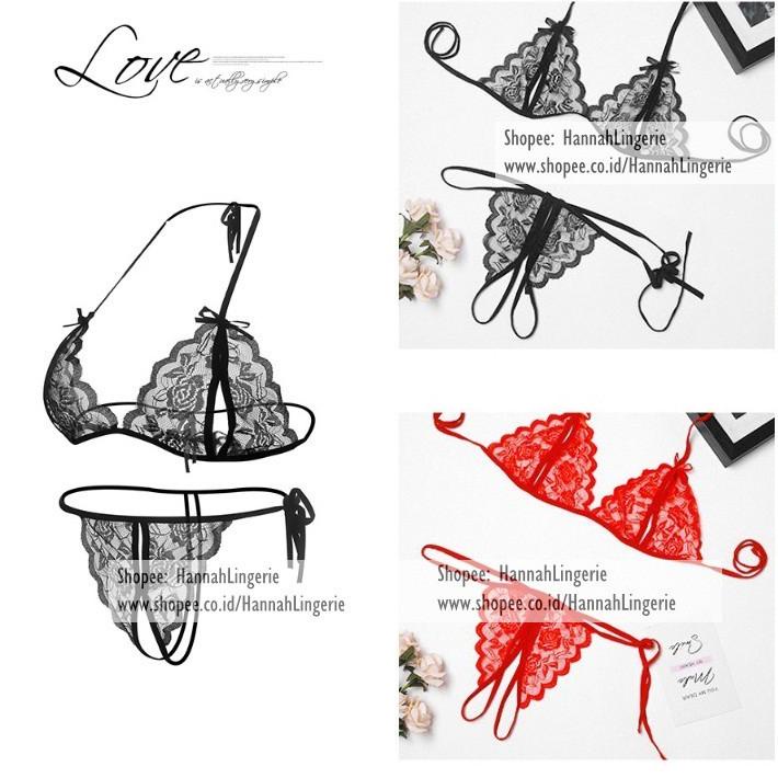 Harga Bersahabat Bra Set XL-XXXL, Bra Set Lingerie Jumbo Hannah Lingerie, Gstring Jumbo Bsize Gstrin