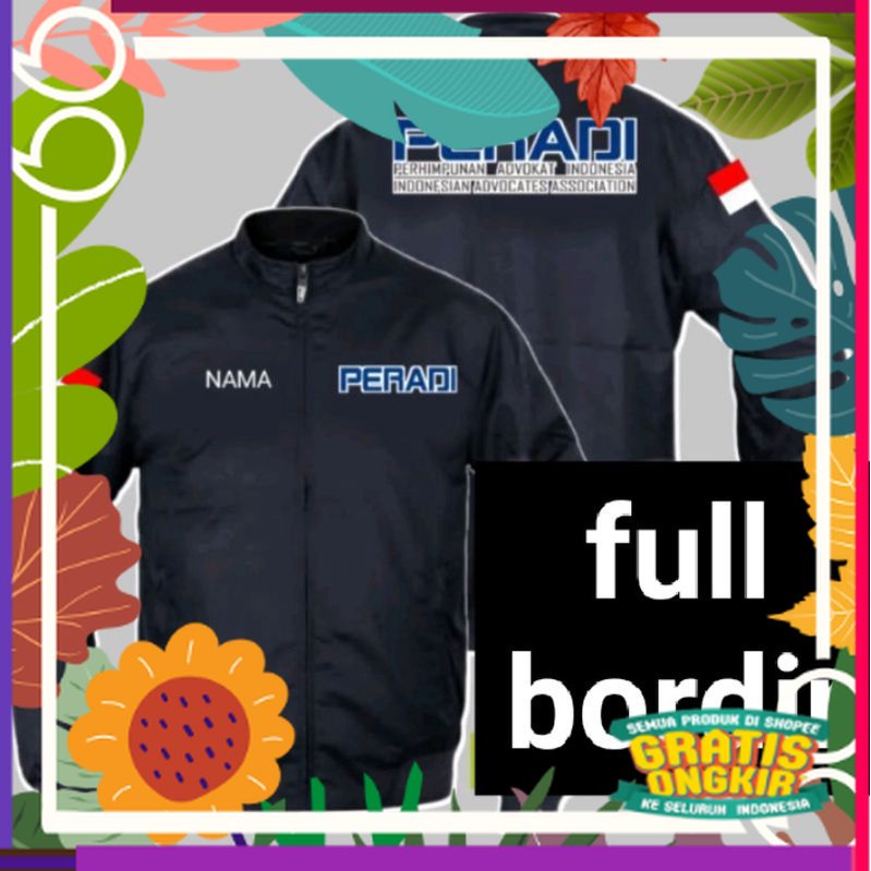 Jaket bomber Peradi full bordir jaket bomber persatuan advokat Indonesia jaket Peradi jaket bomber /