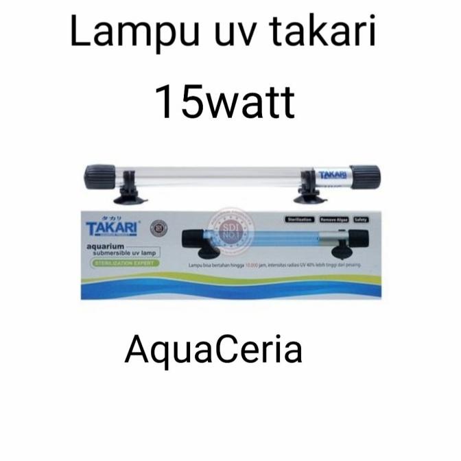 Lampu Uv Aquarium/Kolam Takari 15 Watt