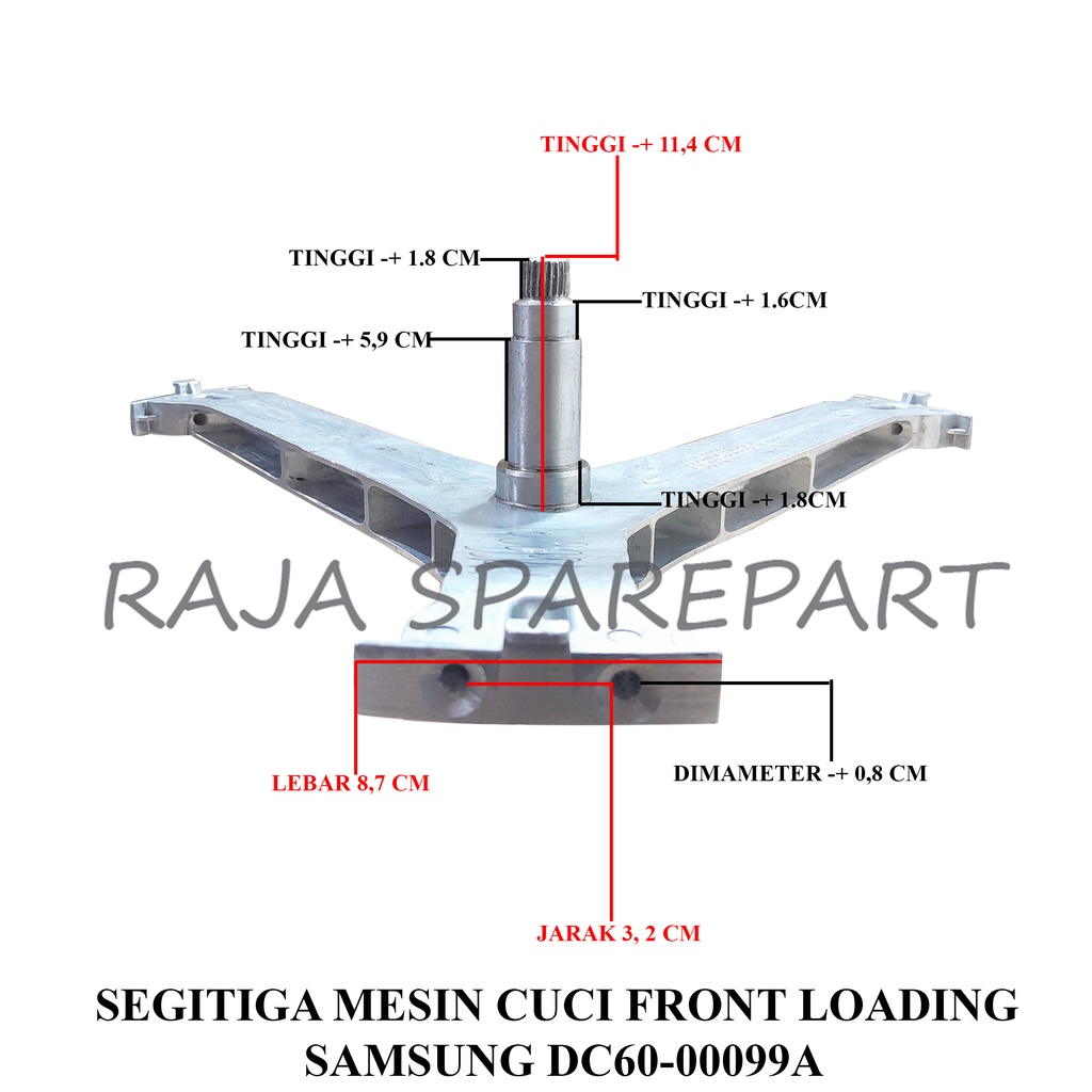 SPIDER BALING-BALING/SEGITIGA TABUNG/SEGITIGA MESIN CUCI FRONT LOADING SAMSUNG DC60-00099A