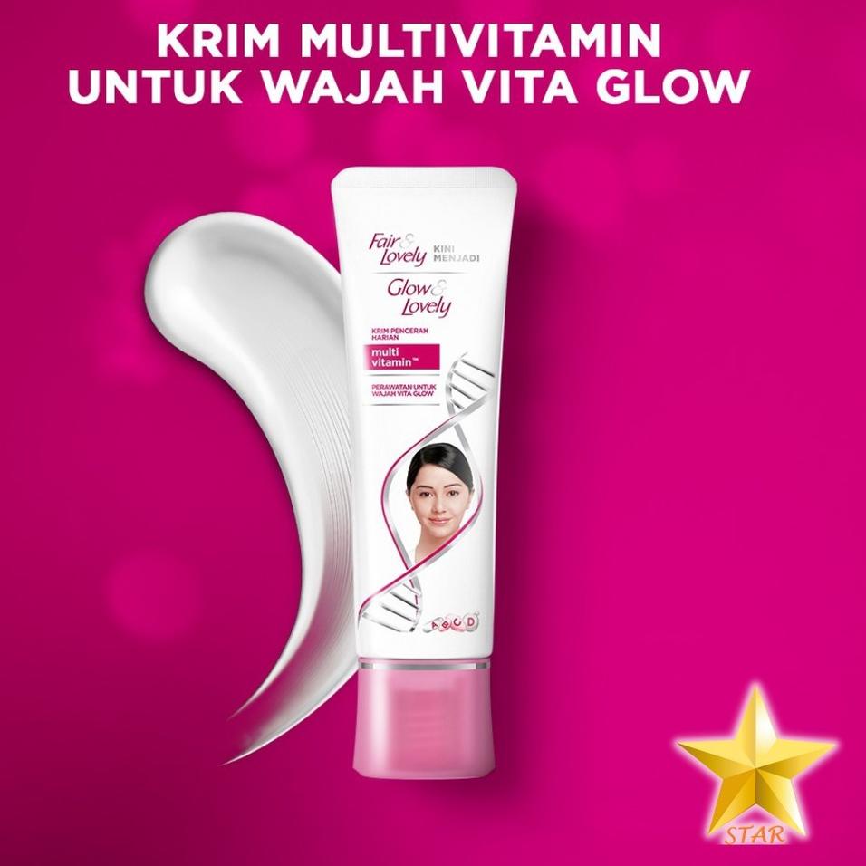 ➾ ORIGINAL Fair And Lovely / Glow And Lovely Cream Pencerah 23 Gr / 46 Gr / Sachet ➭