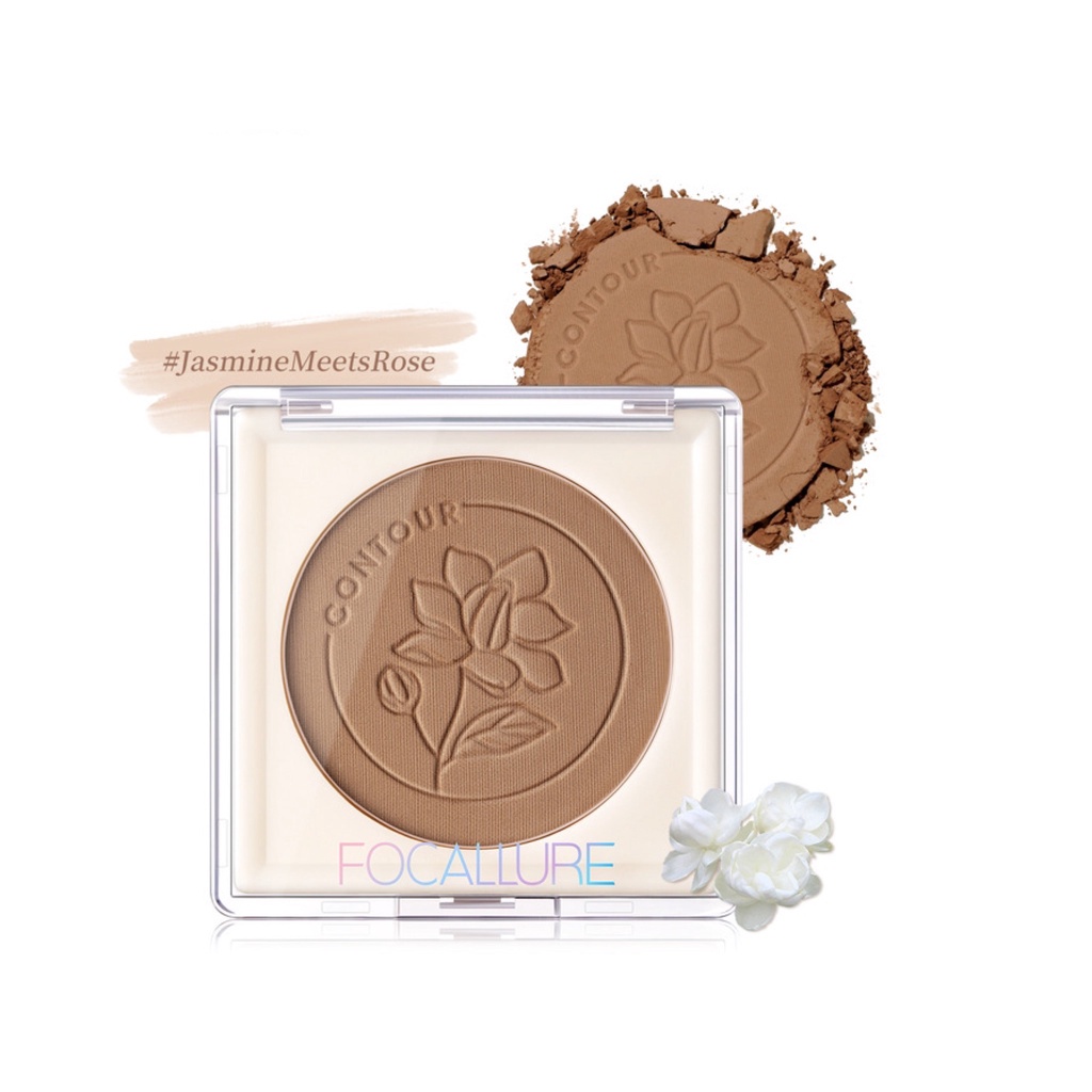 NIK - FOCALLURE Chocolate Soleil Matte Bronzer FA233 | Full Coverage Creamy Contour #JasmineMeetsRose | Smooth Texture | BPOM ORIGINAL