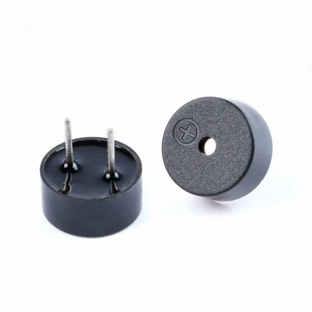 Agustina Aktif Buzzer AC 3V 3.3V Mini Sound Buzzer Suara Terus Menerus Panjang Beeper Jarak Kaki 4MM Piezo Buzzers