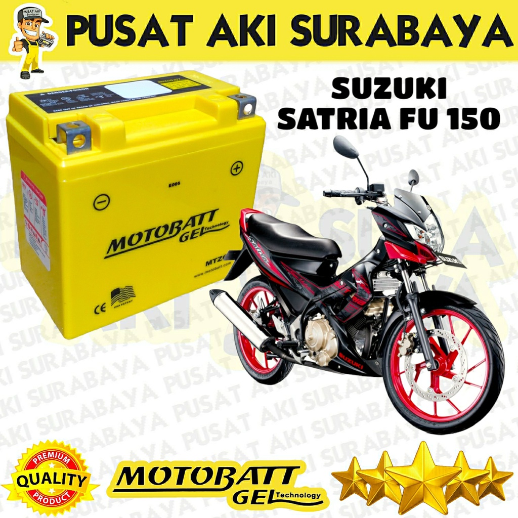 ⭐⭐⭐⭐ KUALITAS !!! ACCU MOTOBATT MTZ6S AKI MOTOR SUZUKI SATRIA FU 150  SATRIA F 150 MTZ6S YTZ6V GTZ7S KAWASAKI KLX150 CRF 150