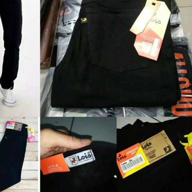 ⅍ XPC84 // CELANA LOIS HITAM PEKAT (27-38) / LOIS STANDAR ❆