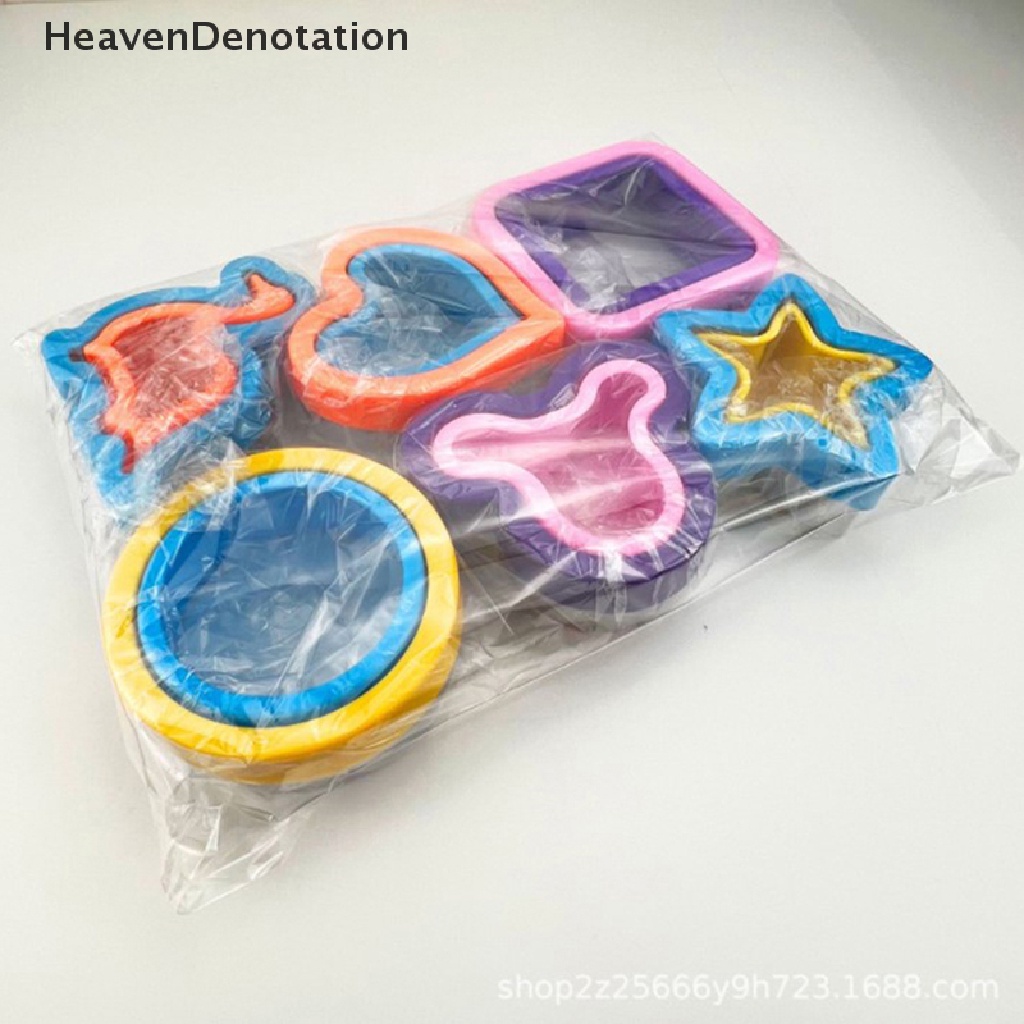 [HeavenDenotation] Set Pemotong Dan Sealer Sandwich Untuk Anak Kids DIY Cookies Mold Pemotong Makanan HDV