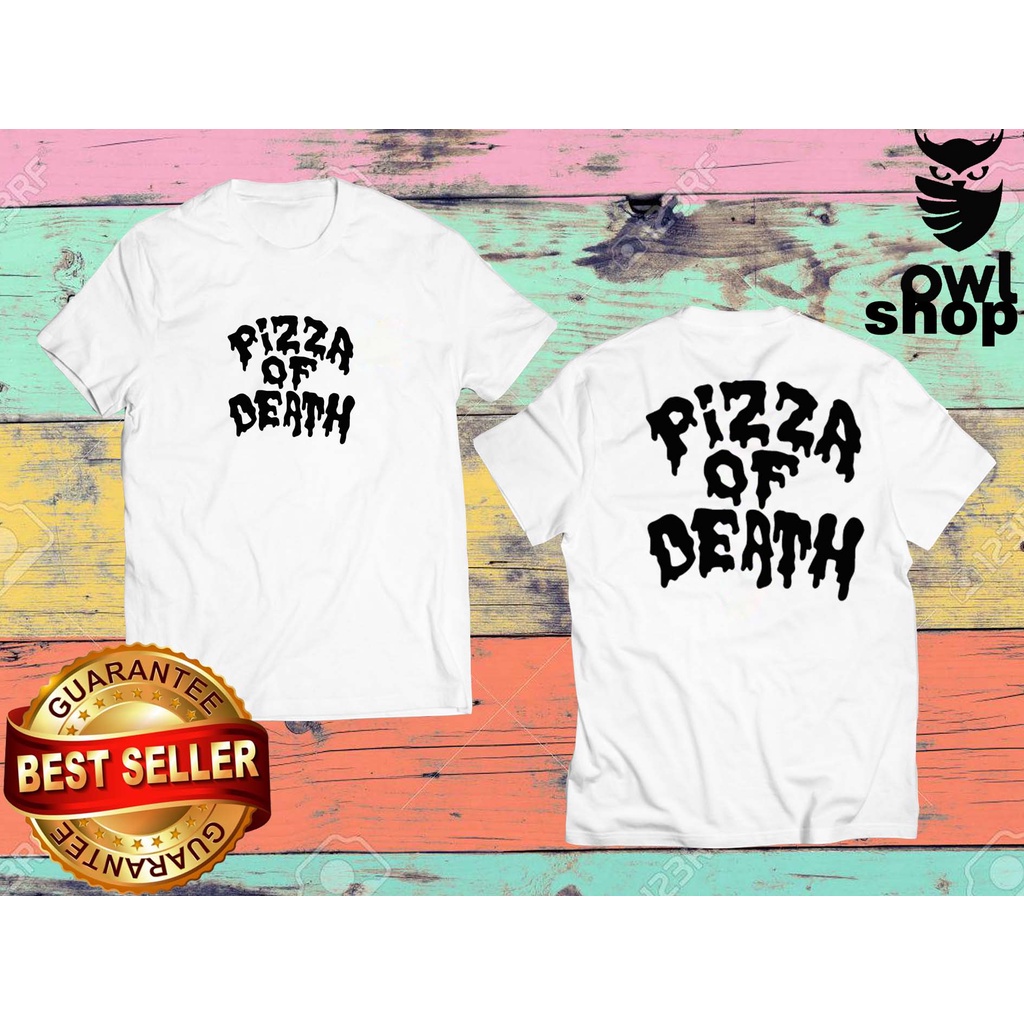 Import Quality Tshirt PIZZA OF DEATH MURAH BAJU Kaos PIZZA OF DEATH keren