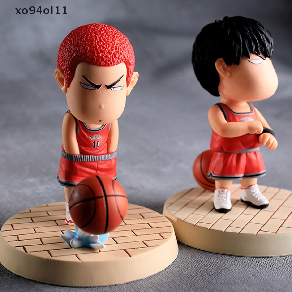 Xo 1Pc 10cm Q Versi Anime Slam Dunk Figure Sakuragi Rukawa PVC Action Figure Mainan OL