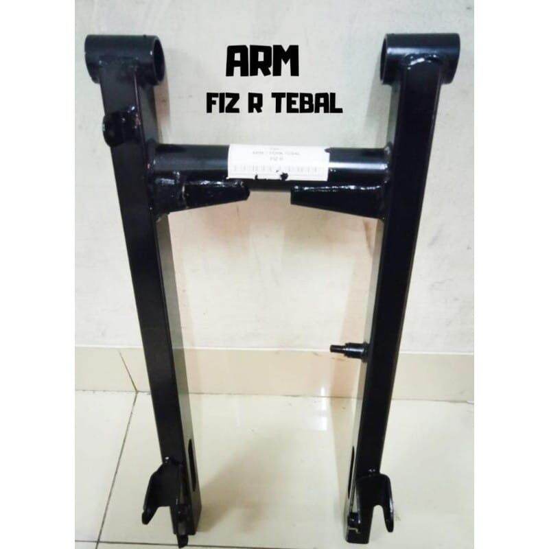 SWING ARM FIZ R VEGA R LAMA STANDARD HITAM &amp; CROME BAHAN TEBAL MERK MSJ