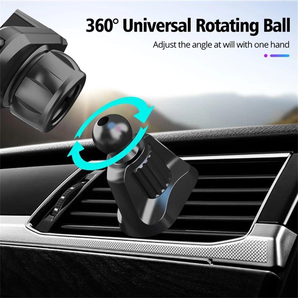 LANFY Klip Ventilasi Udara Mobil Universal Untuk Dudukan Ponsel Mobil Penyangga Ponsel Air Vent Mount Clip Bow Bracket Bracket Clip Phone Holder Clip