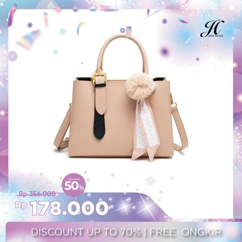 Clara bag by jims honey tas wanita casual murah