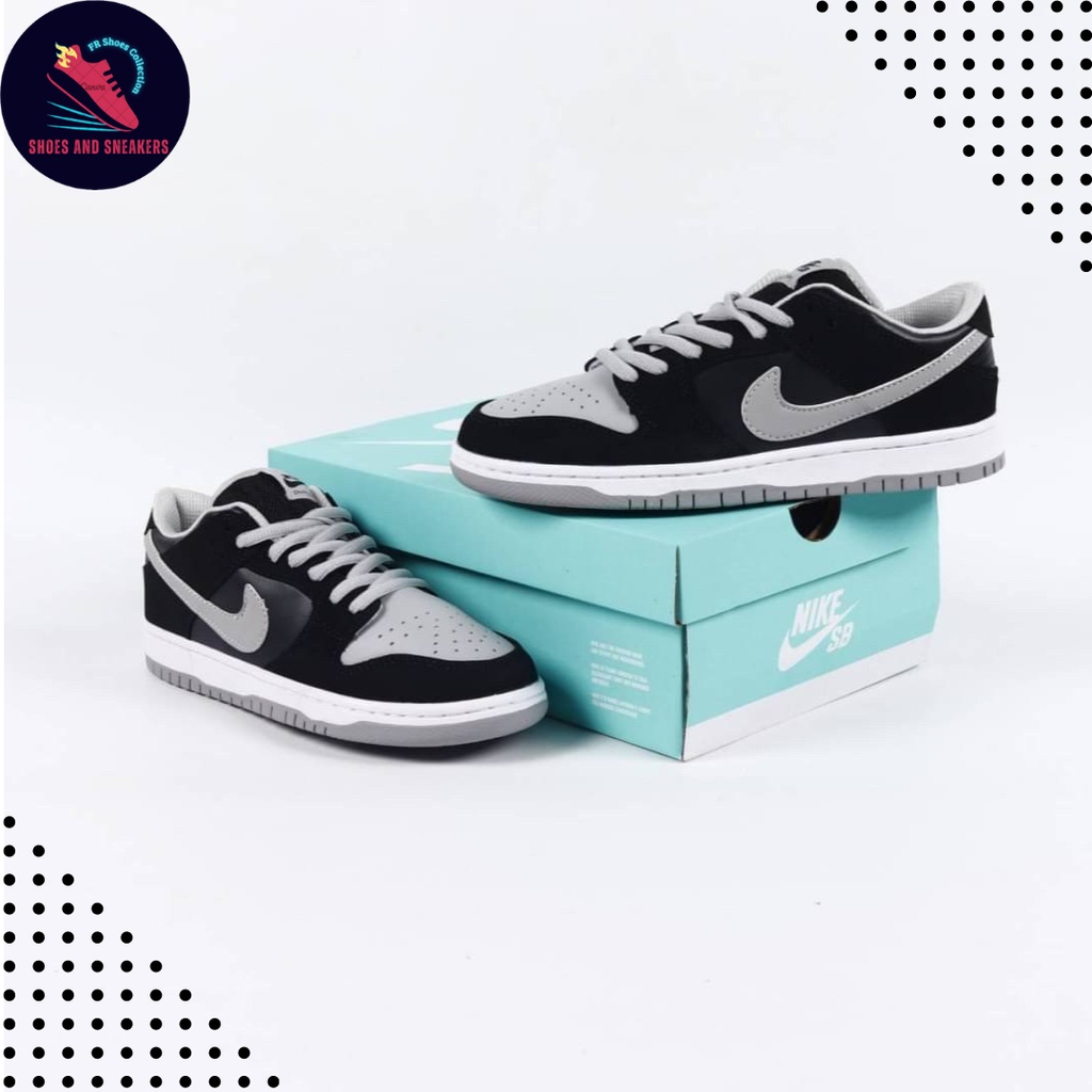 Sepatu Sneakers Pria Nike SB Dunk Low J-Pack Shadow Black Grey