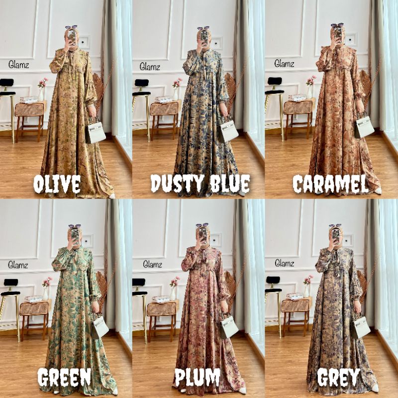 (PREMIUM) ELISHA 50 ORI GLZ | Dior brown silk