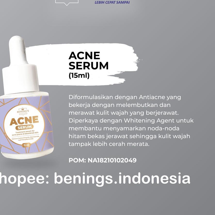 ➧ Acne Serum Benings Skincare by Dr Oky (Benings Clinic) ➦