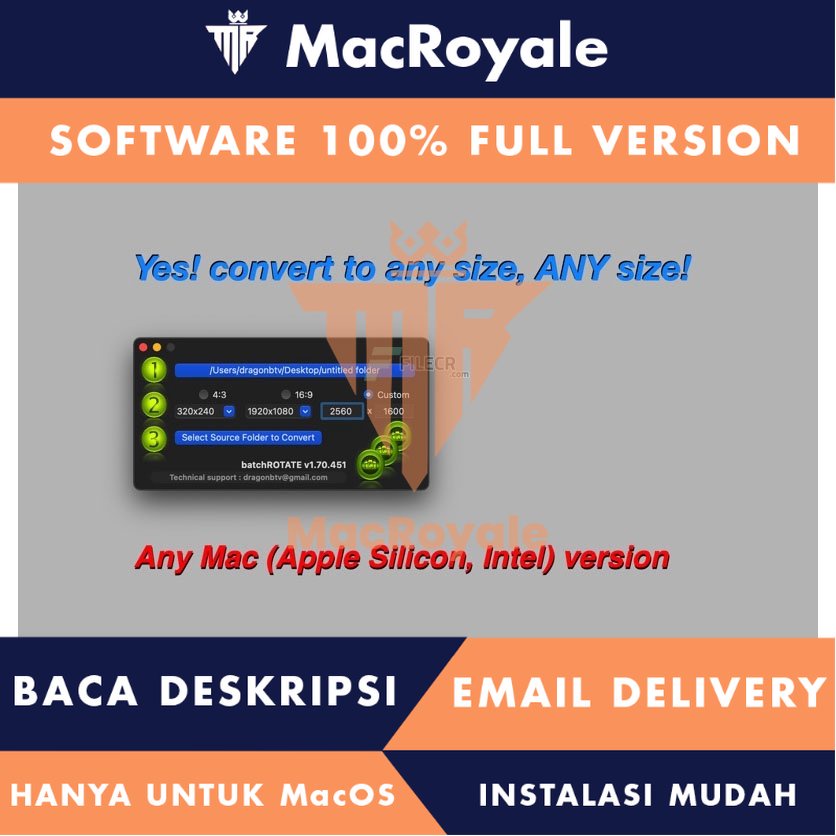 [MacOS] batchRESIZE Full Version Lifetime Full Garansi