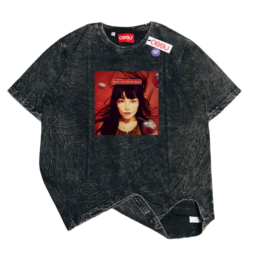 OSSU TSHIRT LEGEND MUSIC BJORK ITS OH SO QUITE ALBUM COVER