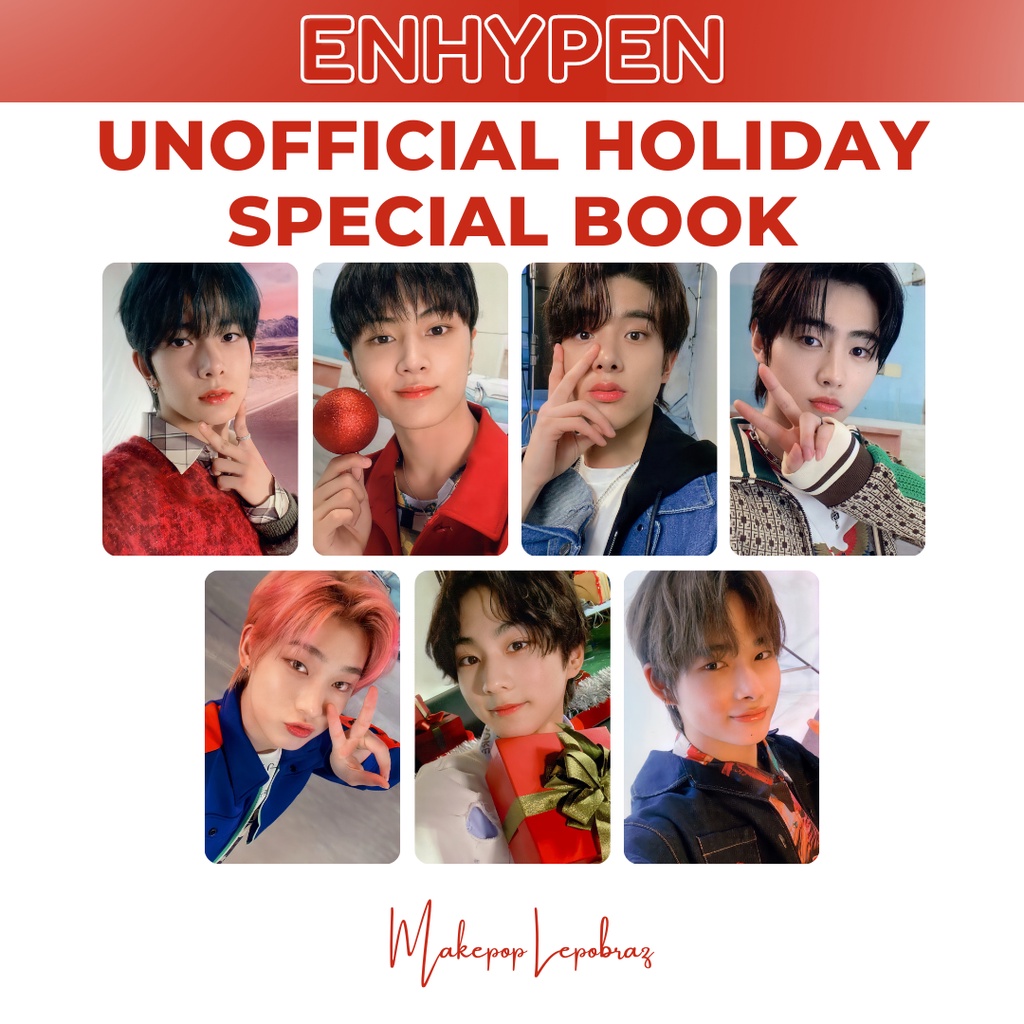 [PC ALBUM REPLIKA] ENHYPEN HOLIDAY SPECIAL BOOK HEESEUNG JAKE JAY JUNGWON SUNOO SUNGHOON NIKI