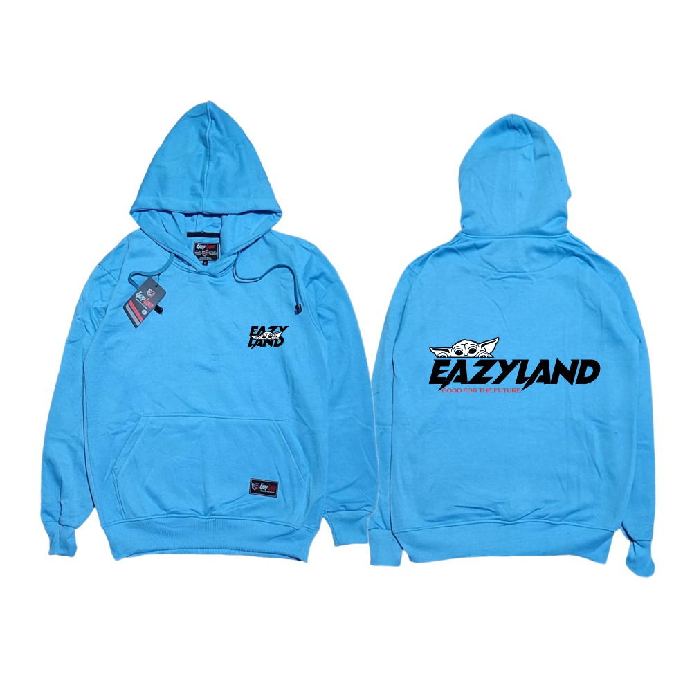 EAZY LAND Hoodie &amp; Sweatshirt Pria Warna Cream Switer Jaket Hodie Bahan Flece Tebal Hudie Size M-XL Sweater Hoodie Pria &amp; Wanita