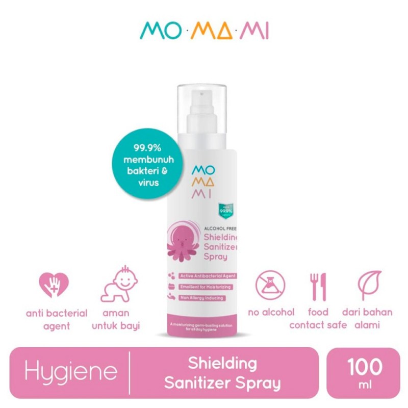 Momami Shielding Hand Sanitizer Spray Pembersih Tangan 100 ml - 2 PACK