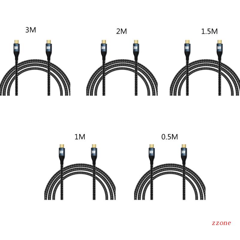 Kabel Fast Charging zzz Type-C Male to Type-C Untuk Hp Laptop Tipe C Tablet