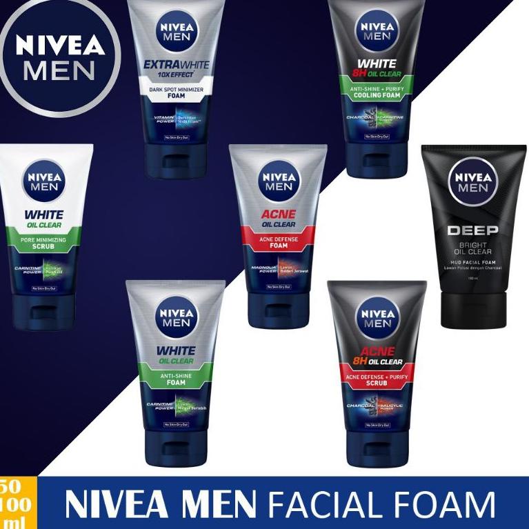 N26 Nivea Men Foam 100ml | Sabun Muka Nivea Men 100ml TREND ㄴ