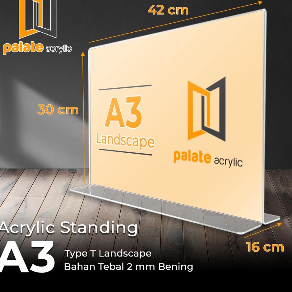 

Model Favorit AKRILIK A3 TYPE T LANDSCAPE / AKRILIK A3 T LANDSCAPE 2MM