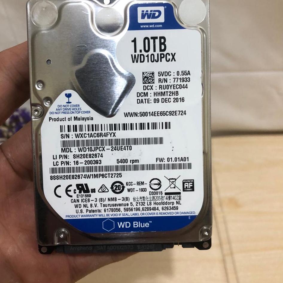 Promo HARDISK HDD INTERNAL 1TB LAPTOP PS4 PS3 2.5 INCH - HDD LAPTOP PS4 PS3 - HDD 1TB 100%