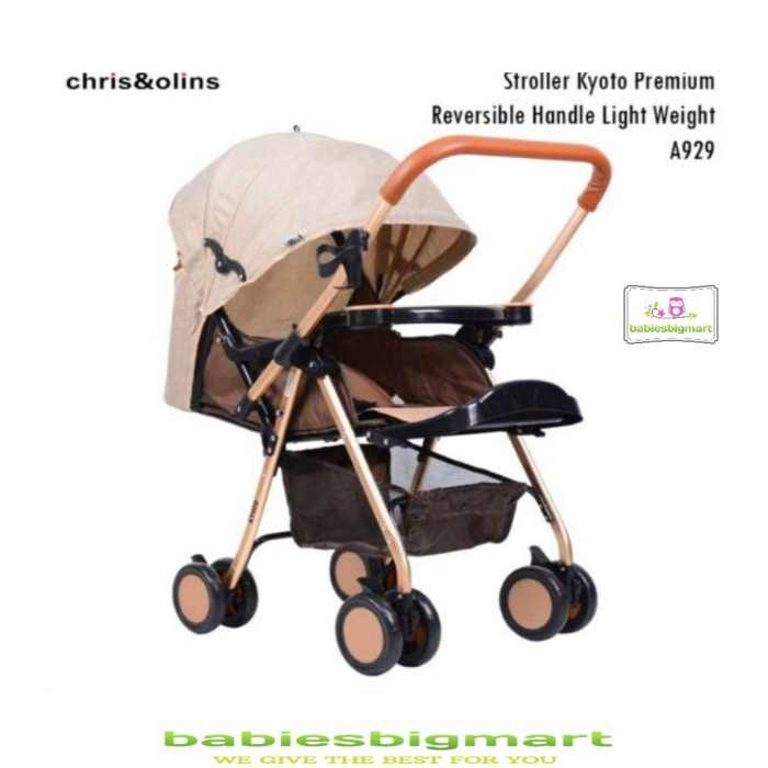 Stroller ChrisOlins A929 Kyoto Premium Setir bolak balik Ukuran XL