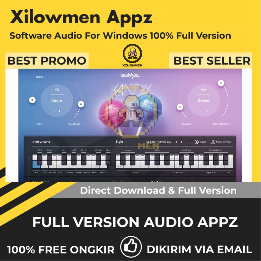 [Full Version] UJAM Beatmaker KANDY Pro Lifetime Audio Software WIN OS